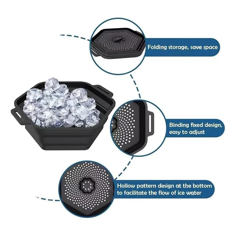 

ABGR-Ice Душ, Ледяная ванна, Охладитель воды для ледяной ванны, Портативная ледяная ванна, Душ, Портативная складная бочка для ледяной ванны