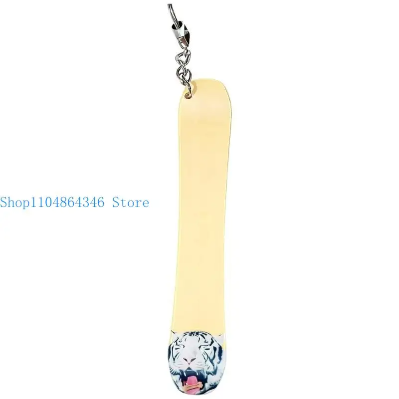 5asd الاكريليك التزلج كيرينغ مفتاح حامل صغير على الجليد المفاتيح حقائب الظهر سحر للمغامرات في الهواء الطلق والاستخدام اليومي