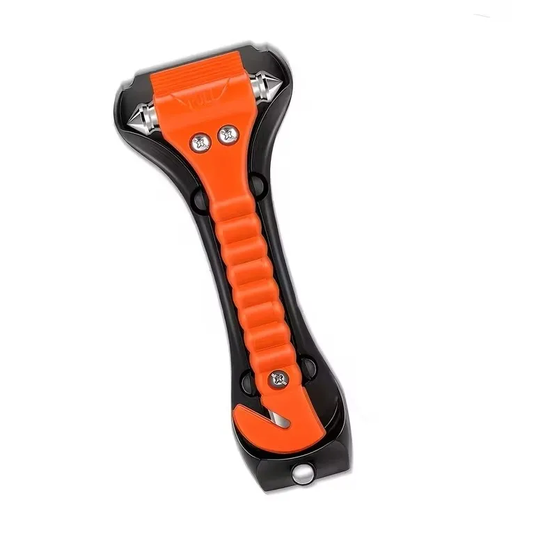 4 Pack Basics Emergency Seat Belt Cutter And Window Hammer Tool, Car Accessories