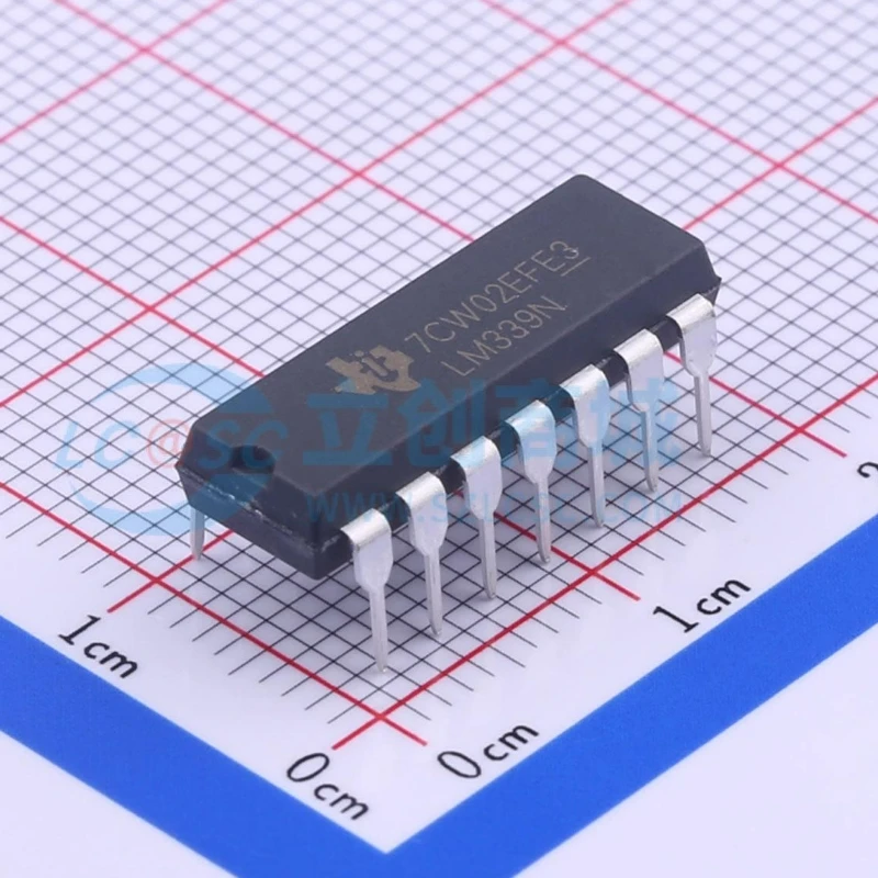 LM339N LM339 DIP-14, 10 piezas/LOTE, en stock, nuevo IC, 100%