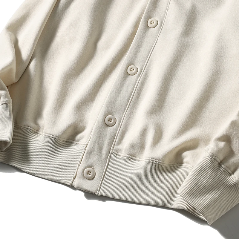 

Men's Casual Pure Color V-ne Sweatirt Jaet Fi-sc Cotton Spring Autumn New Sle Faionable Ci Youth Outerwear