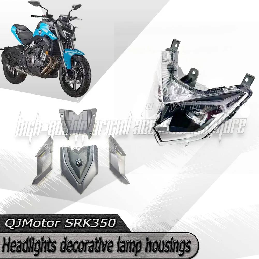 

For QJMotor SRK350 SRK400 400SRK 350SRK SRK 350 400 Headlights Left and Right Flow Guide Hood Headlight Decorative Panel Shell
