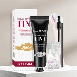 3Colors Eyelash Eyebrow Dye Tint Professional Henna Fast Deying Cream Tattoo Brow Semi Permanent Eyebrows Tint Dye Makeup