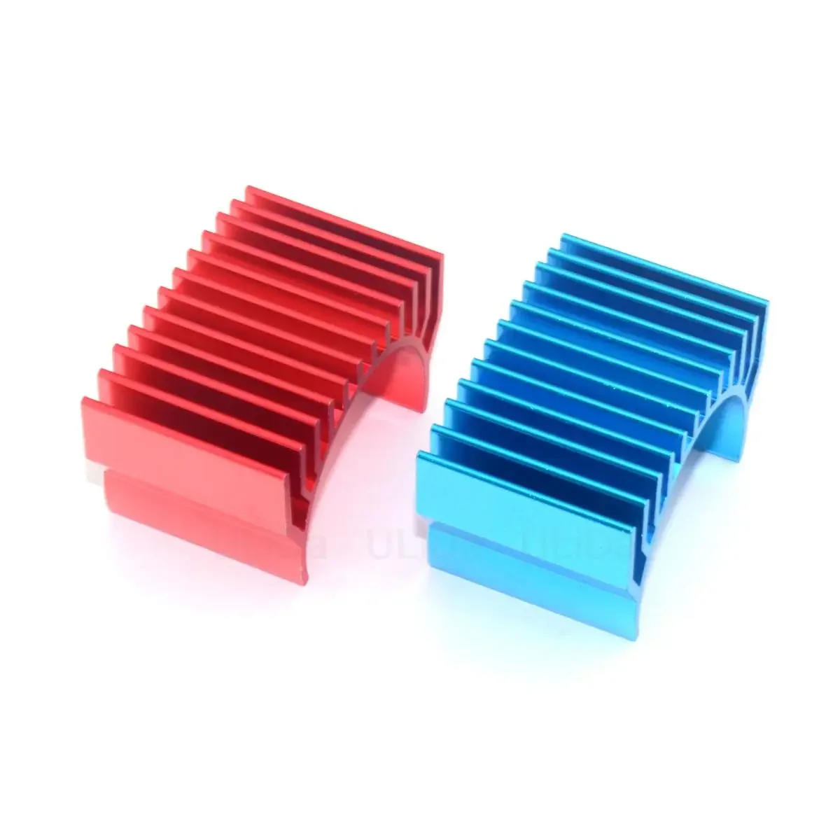 Rosso/Blu 540 550 Dissipatore di Calore Del Motore Per 30*30mm Ventola Di Raffreddamento RC Modello di Hobby Auto 1/10 Hsp Arrma Axial Traxxas Lega Hop-up