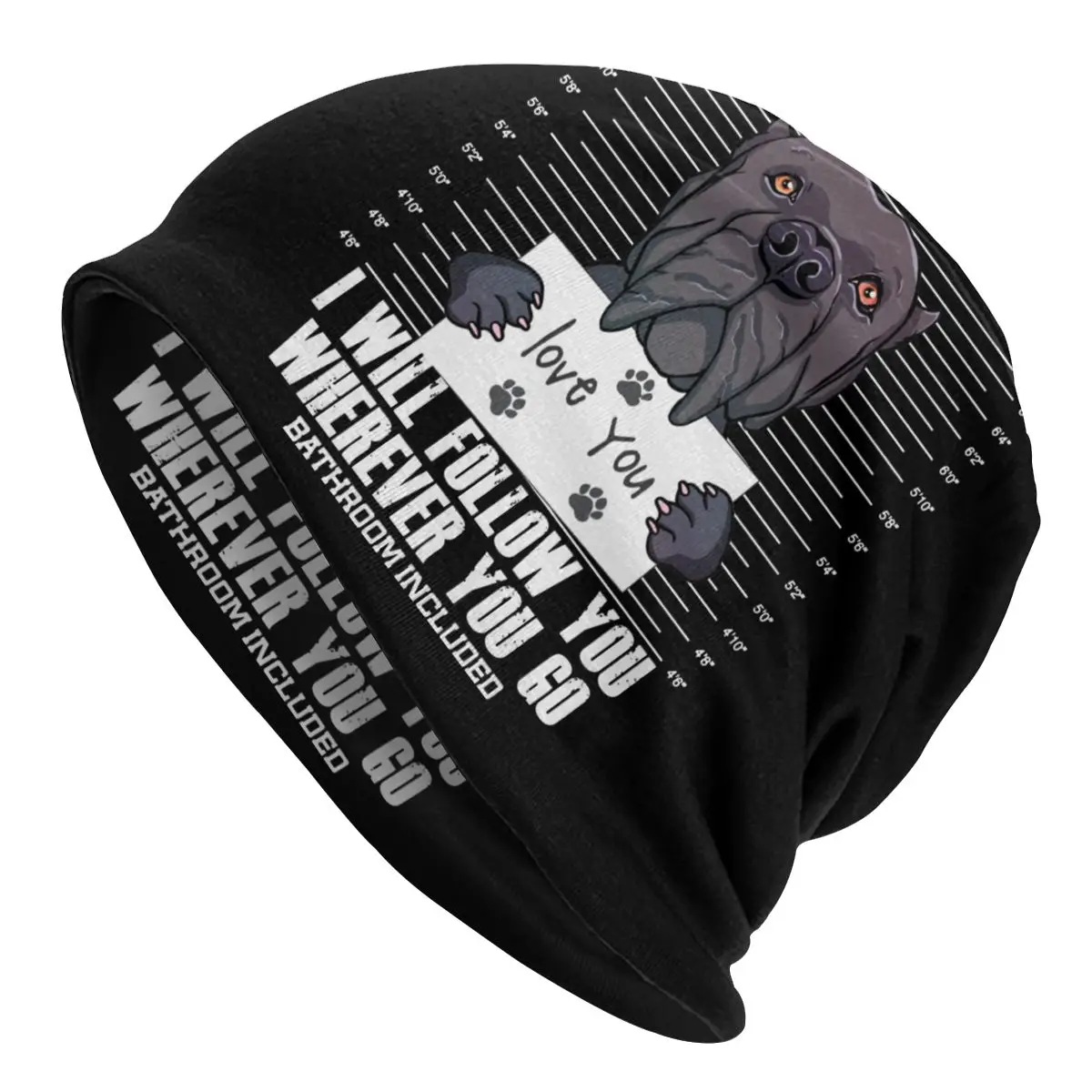 

Cane Corso Dog Italian Mastiff Lover Bonnet Hat Street Skullies Beanies Hat for Men Women Knitted Hat Thermal Elastic Unisex Cap