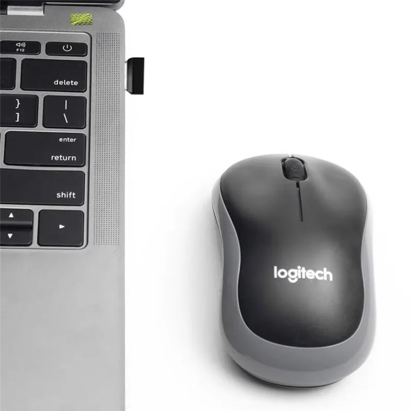 Logitech M185 Mouse Wireless Plug-And-Play 2.4 GHz USB 1000DPI 3 pulsanti Mouse da gioco per PC/Laptop Mouse Gamer