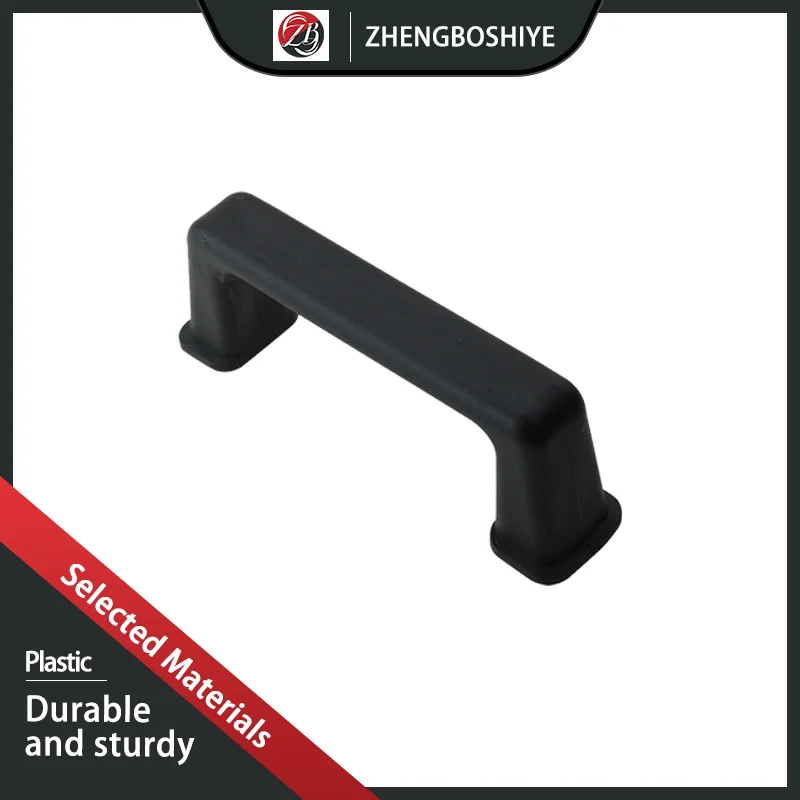 

Black Plastic Activity Handle Drawer Cabinet Door Toolbox Industrial Equipment Electrical Equipment Handle