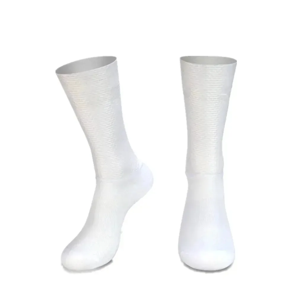 2025 Aero Socks Anti Slip Silicone Cycling Socks Men Bicycle Sport Running Bike Socks Calcetines Ciclismo view 2