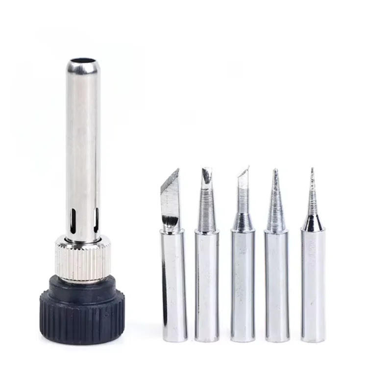 10 Stuks Soldeerbout Tips 900M Loodvrij Soldeerbout Tip Vervangbare Soldeerpunt Met Lassen Mouw Voor soldeerstation