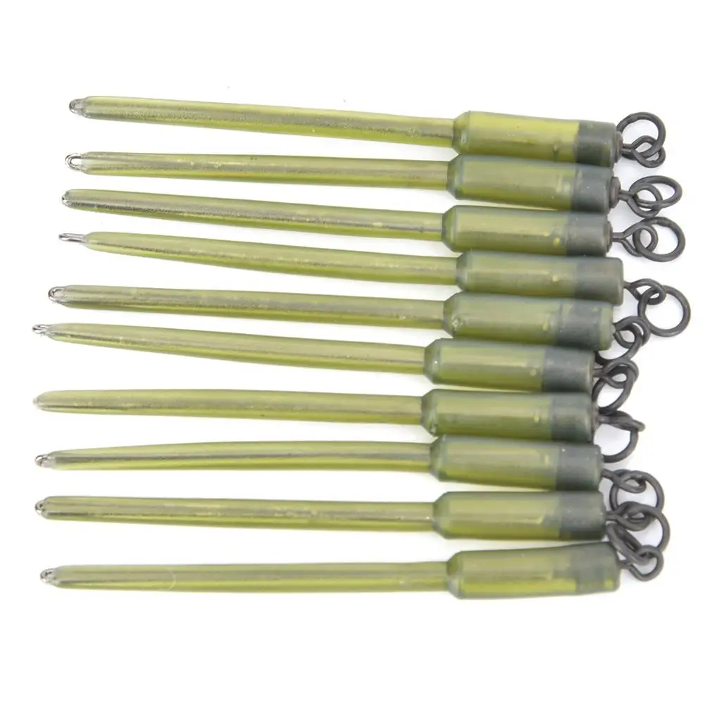 

10pcs Carp Fishing Connector Swivels + PVA Tube Bags Solid & Lead Insert + Long Tube Wire Connector