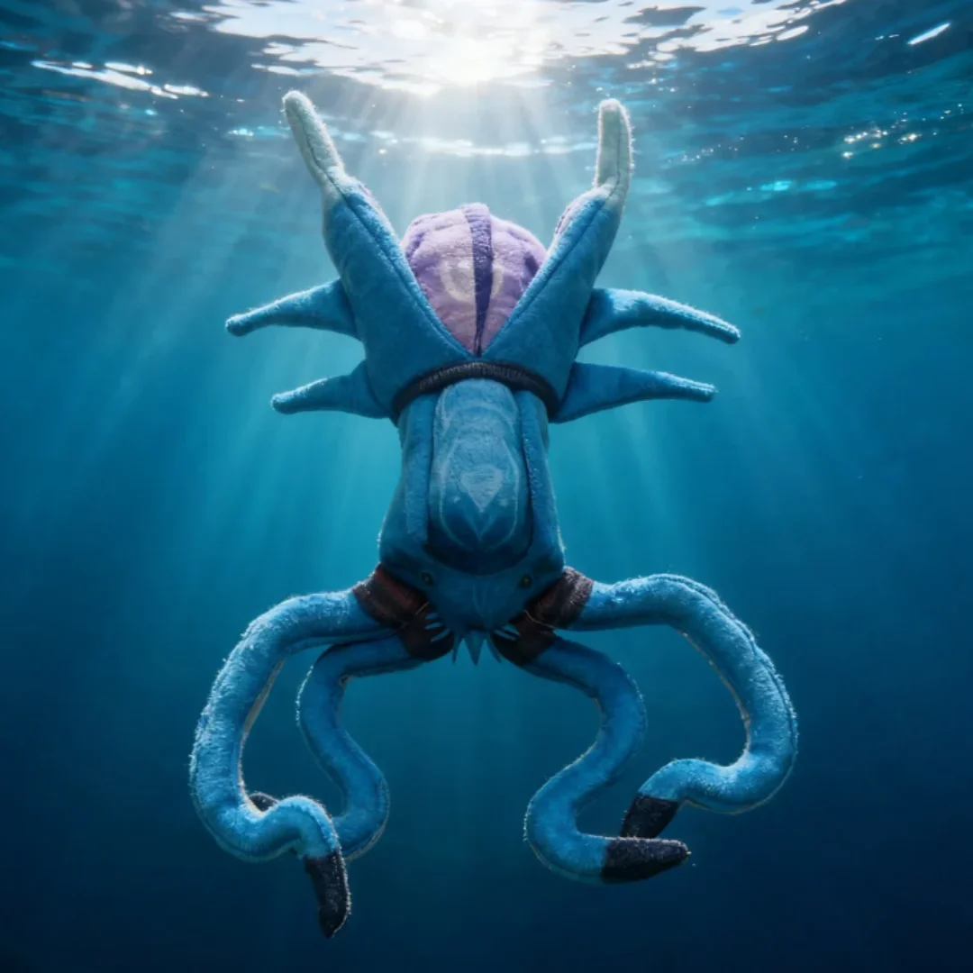 New Anime Subnautica 2 Crabsquid Plush Oculus Sea Creature Reefback Plush Game Peripheral Death Leviathan Plushie Doll Toy Gift