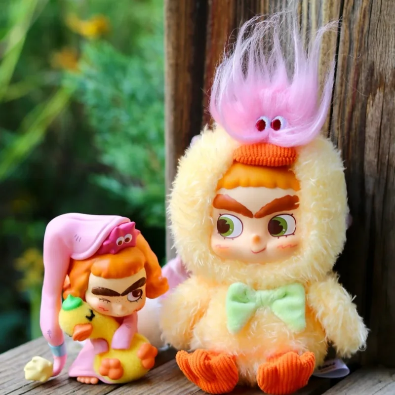 Oryginalny, dostępny od ręki, pluszowy wisiorek 52toys Cicilu Hug Duck, ręcznie robiony, modny wisiorek do torby, prezent urodzinowy dla dziewczyny, niespodzianka.