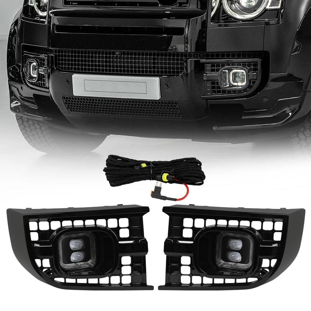

LED Fog Light with Turn Indicator For Land Rover Defender 90 110 130 L851 L663 2020-2024 Foglights Car LED Lights Lamps