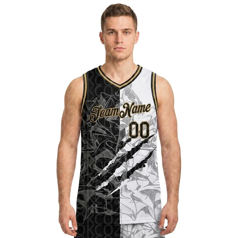 Custom Wolf's paw Basketball Jersey Tank Tops for Men Jersey Personalized Team Unisex Top
