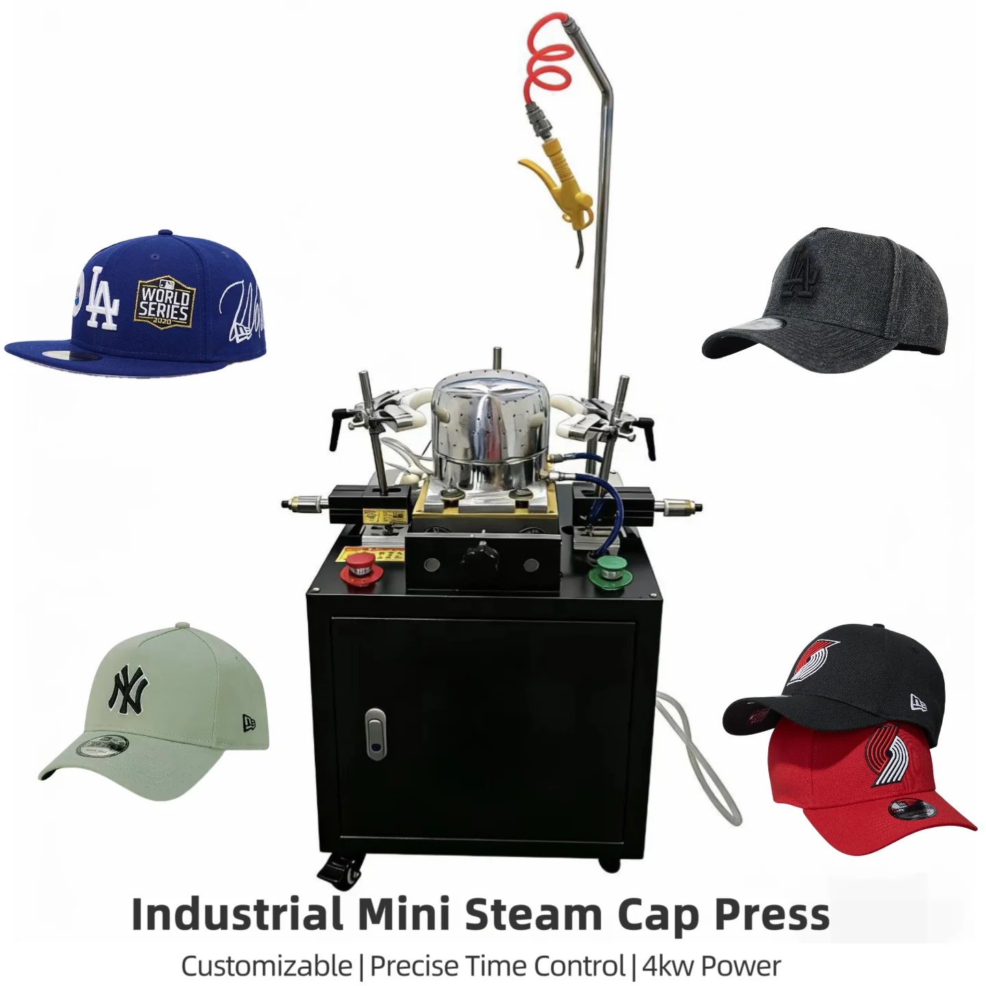 Small Industrial Hat Ironing Machine Mini Fully Automatic Cap Ironing Machine Small Hat Steam For Ironing Cap