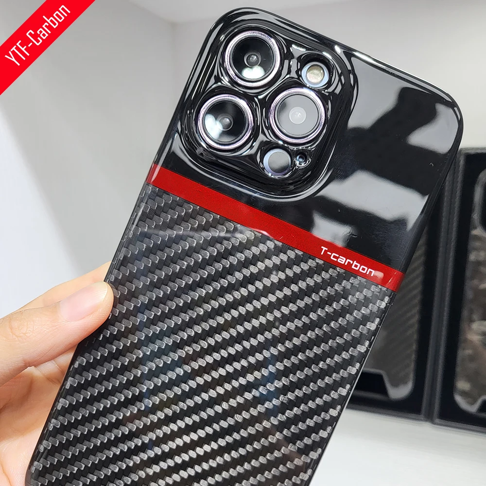 

Чехол для телефона из чистого углеродного волокна YTF-карбона для iphone 14 Pro Max, чехол из настоящего углеродного волокна для iphone 14 pro, чехол
