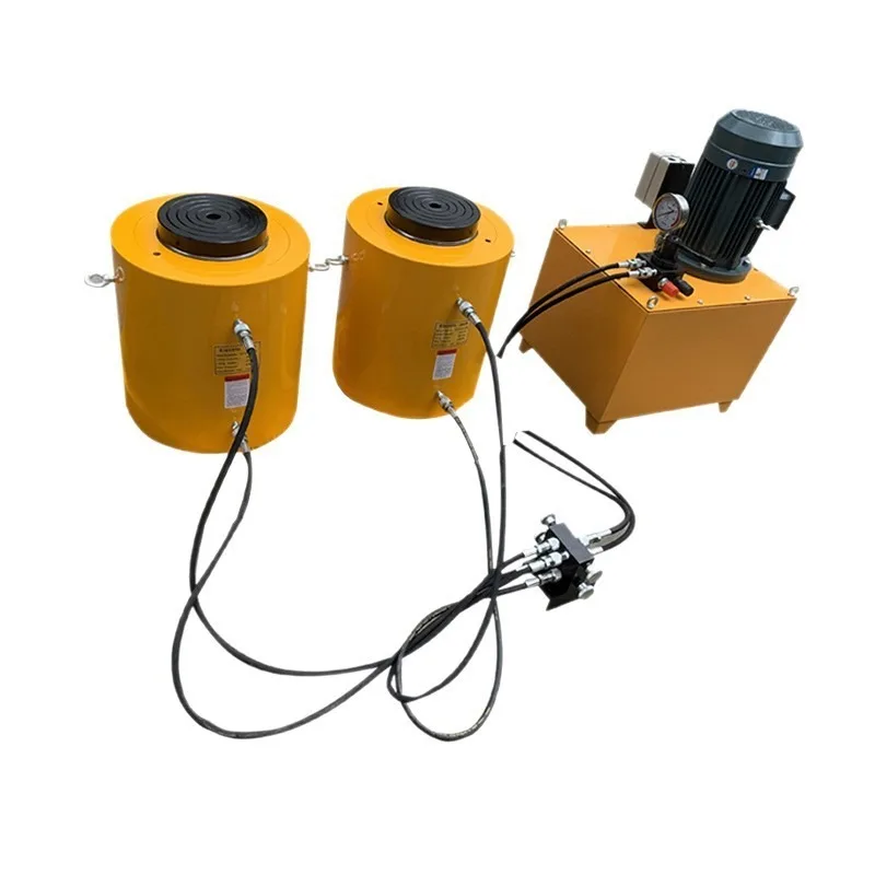Electric hydraulic jack, separate large tonnage 100T 200T500 tons synchronous jack