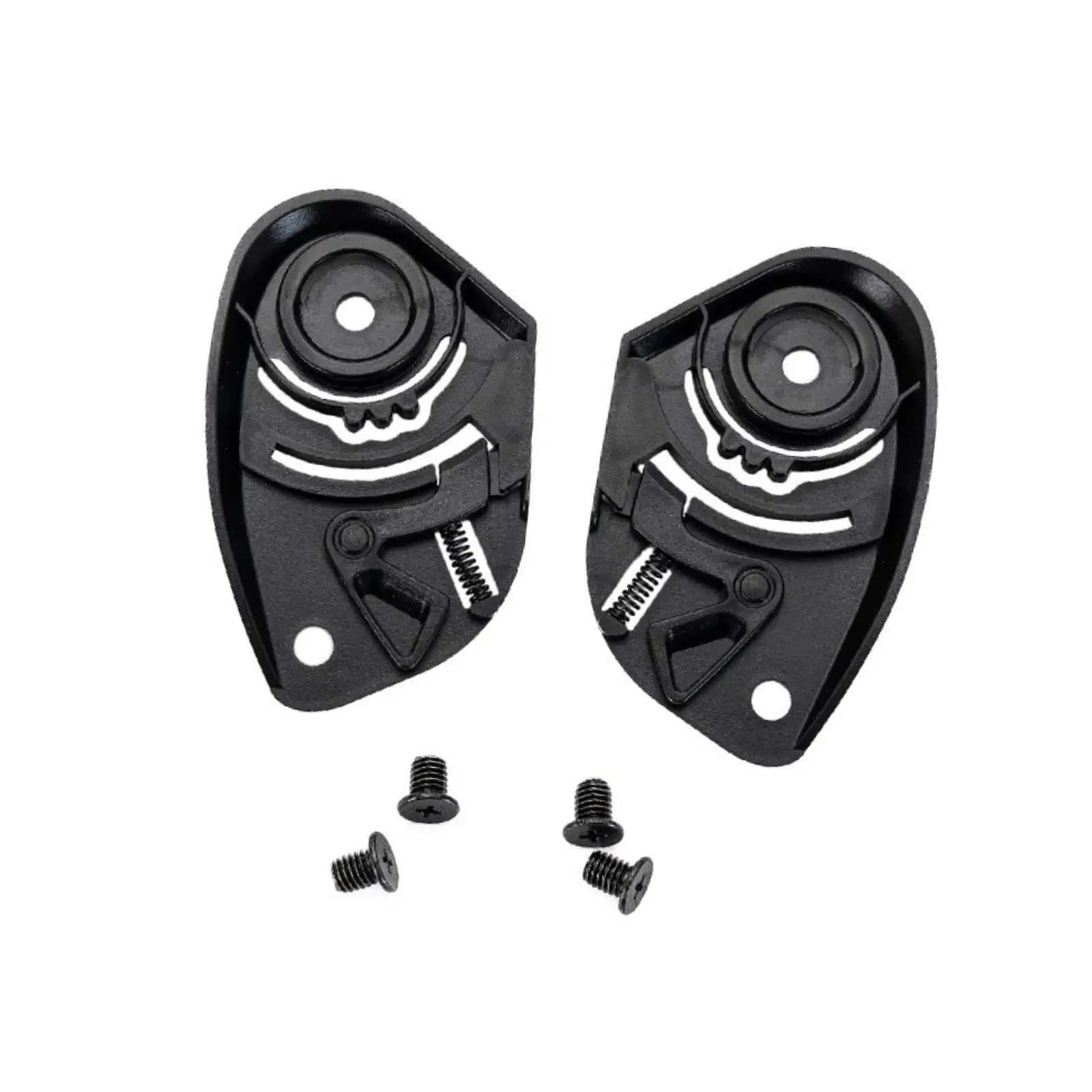 

2Pcs Open Face Helmet Bases Repair Tools Accessories High Performance with Screws Utility Replace Visor Bases for Kyt GP