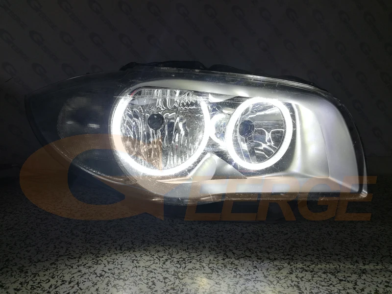 For BMW 1 Series E81 E82 E87 E88 2004 - 2012 Ultra Bright SMD LED Angel Eyes Kit Halo Rings