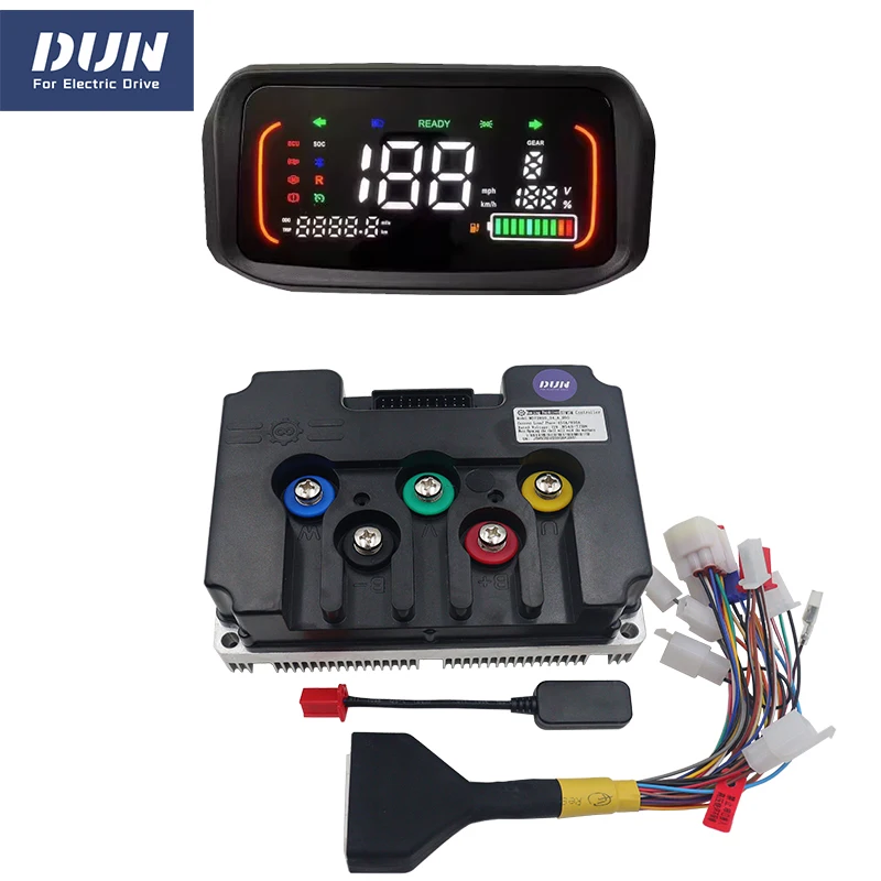 

Программируемый Fardriver ND 721000 Контроллер двигателя V2 500A Peak 1000A BLDC FOC с дисплеем N7 ONE-LIN для электродвигателя 6-8 кВт