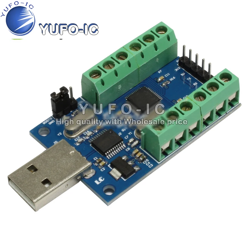USB Interface 10 Channel Channel 12Bit Bit AD Sampling Data Acquisition STM32 UART Communication ADC Module