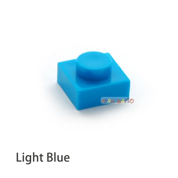300 stücke DIY Bausteine Dünne Zahlen Bricks 1x1 Punkte 25 Farbe Pädagogisches Kreative Größe Kompatibel Mit 3024 Spielzeug für Kinder