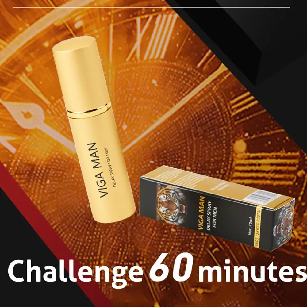 10ml VIGA MAN Sex Delay Spray Men Anti-ejakulasi Ejaculation Long Lasting Delay 60 Minutes Penis Enlargement Cream