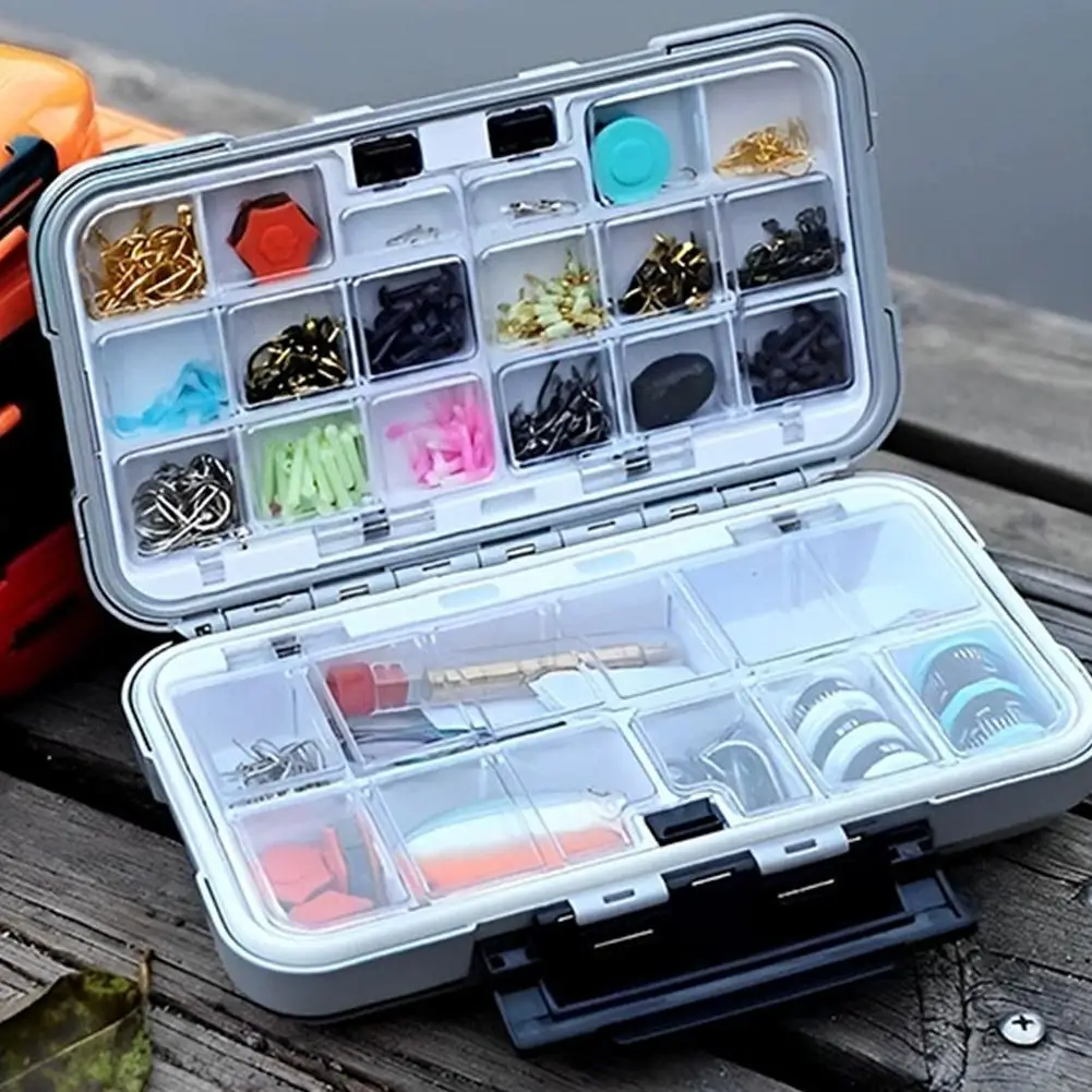 

Waterproof Fishing Gear Box Fishing Tool Accessories Gear Fishing Hook Fake Bait Box Multifunctional Storage Bait Box Fishi P0Y0