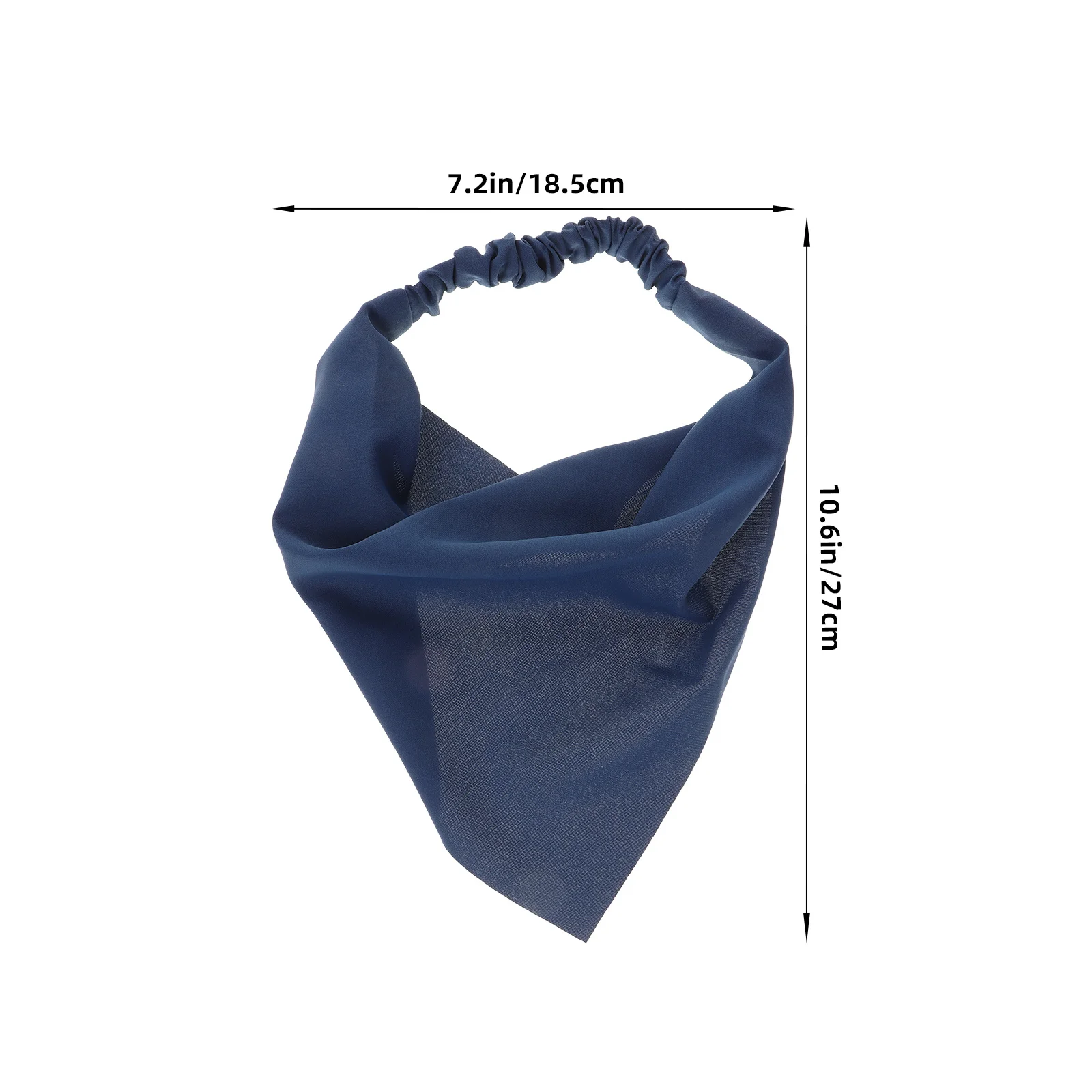 2 قطعة وشاح الرأس مثلث للنساء موضة باندانا عقال لينة خفيفة الوزن وشاح الشعر خمر التفاف الإكسسوارات عصابات النساء