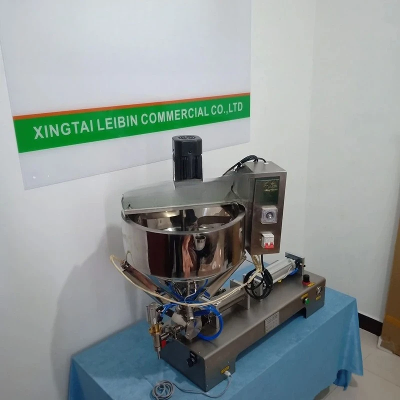 5-1000ml Fully Automatic Peanut Butter Filling Machine With Heating And Stirring