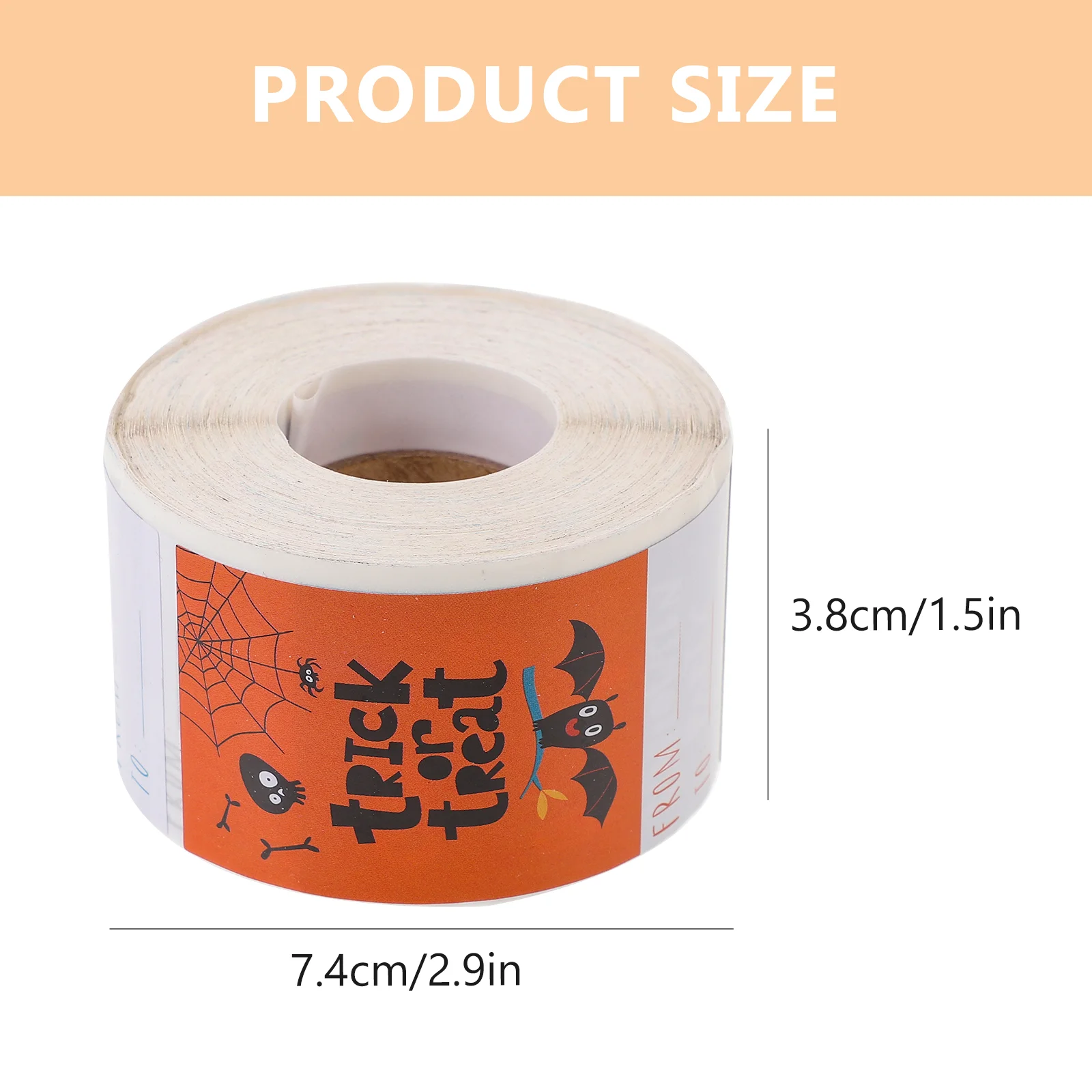 Stickers Gift Labels Sealing for Halloween Round Wrapping Festival Invitation Cards Small