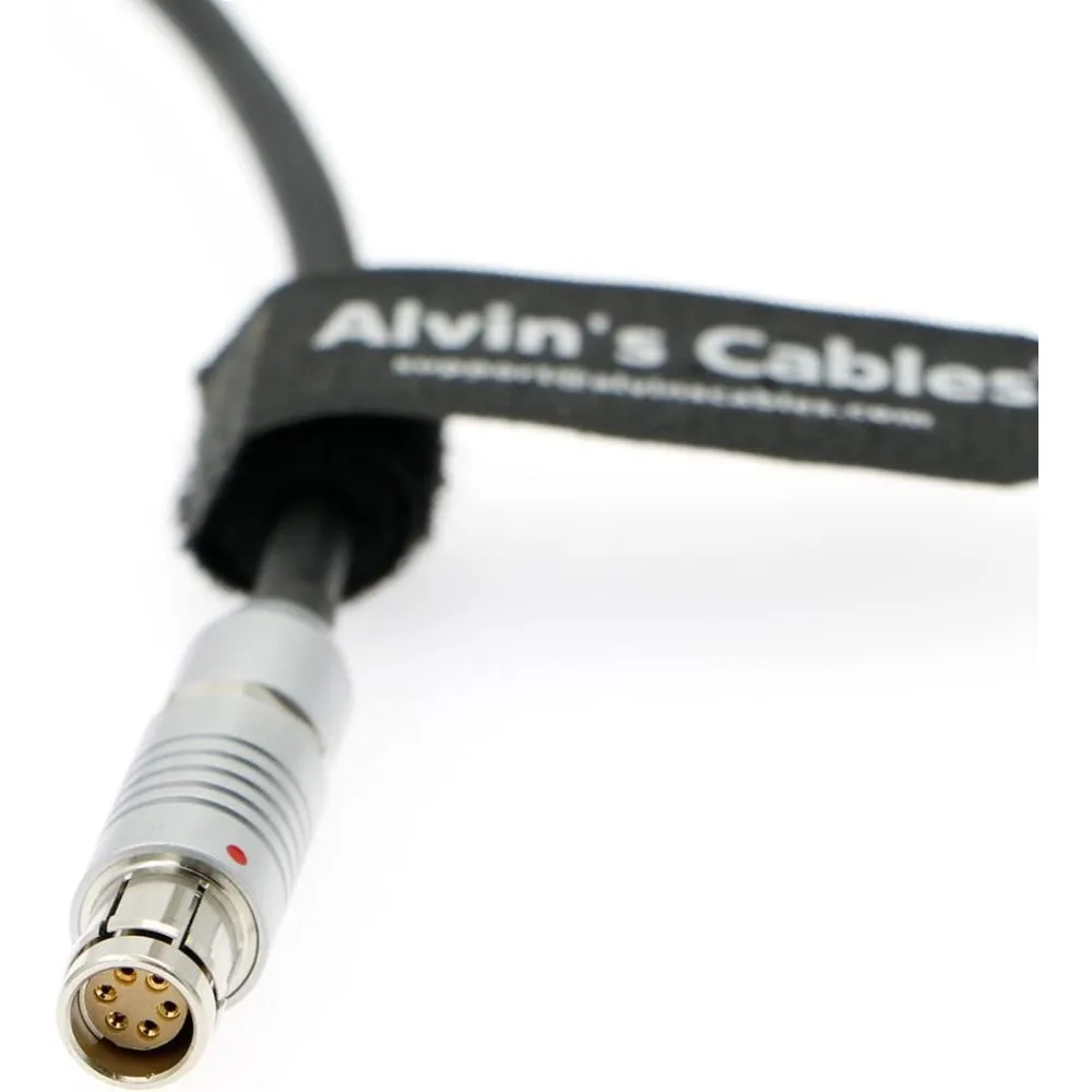 Alvin’s Cables Fischer 6 Pin Female to D-tap Power Cable for Vision Research Phantom Miro L320S M320S| VEO4K 990| VEO4K 590