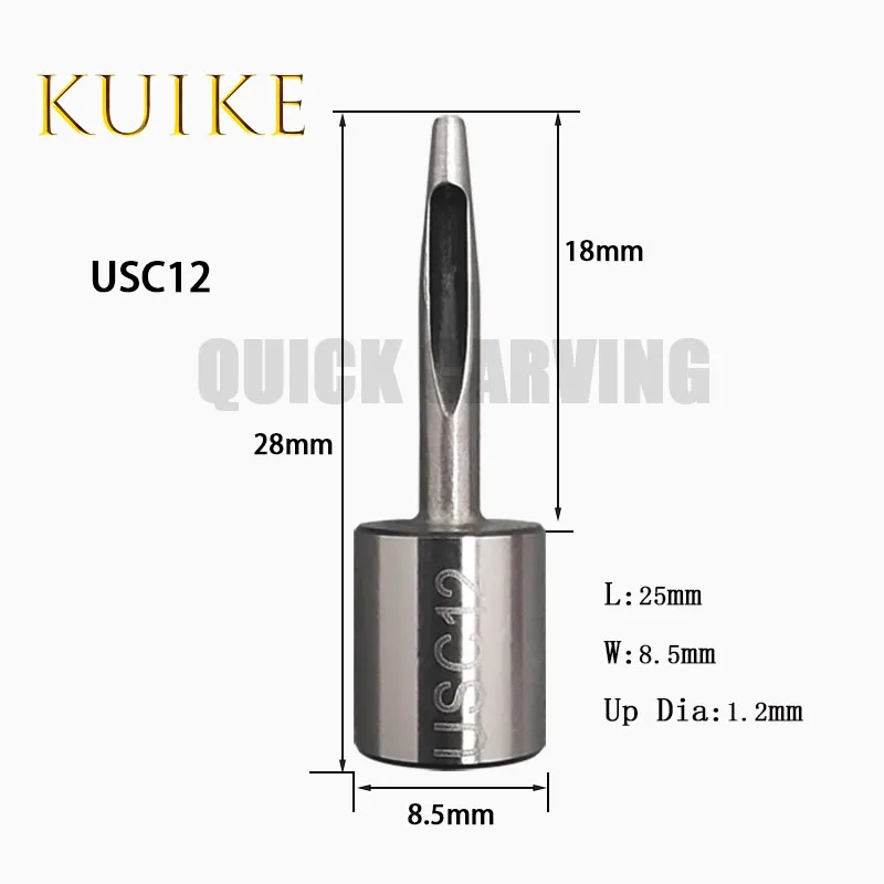 10PCS EMMA Stanzen Messer 28mm USC Loch Stanzen Schneiden Maschine Zubehör HSS Punch Bit Leder Stanzen für perforierte Schnitt