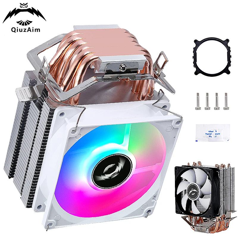 QiuzAim x79 x99 Процессор ПК Эффективный вентилятор охлаждения