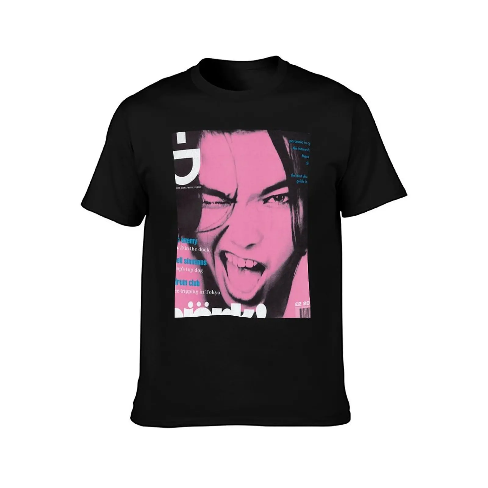 Bjork Poster T-Shirt Outdoor Sports Short Sleeve Top T-Shirt