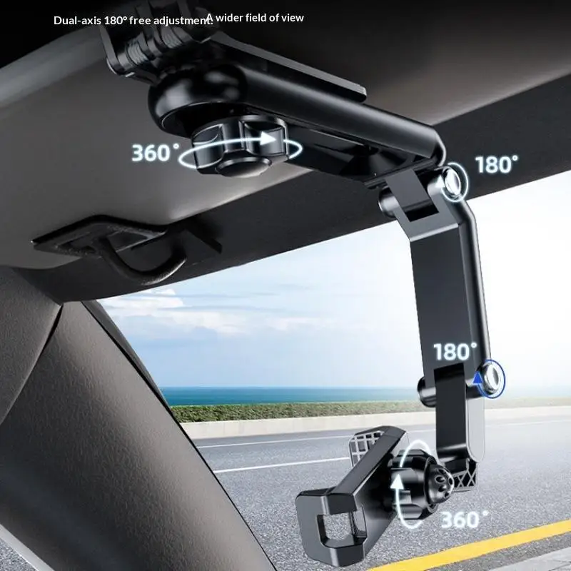 Car Phone Holder 1080, Multifunction Sun Visor Universal 360° Rotating Cell Phone Mount