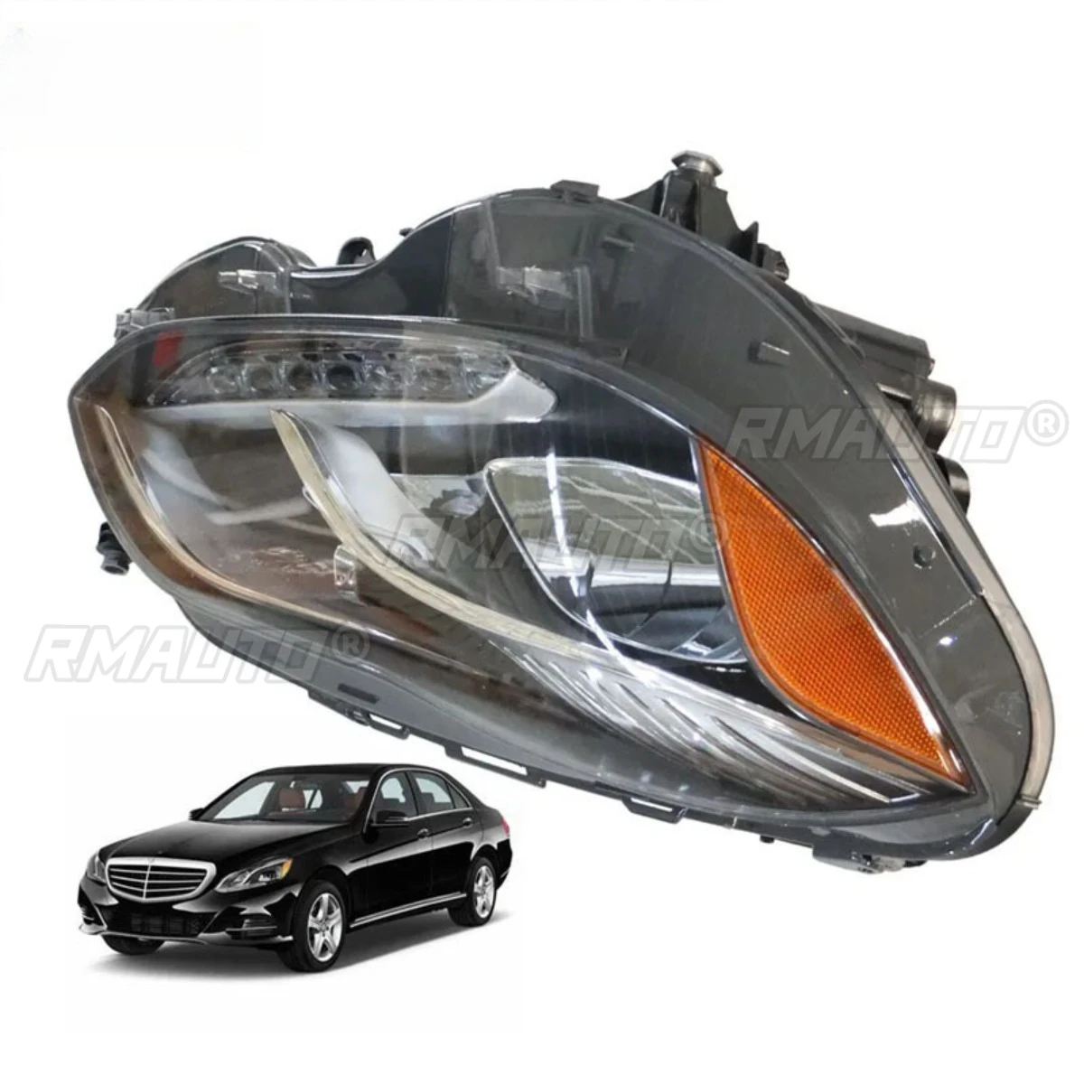

For Mercedes Benz E-Class W212 2014-2016 LED Fog Lamp Daytime Running Light Waterproof Lamp Car Headlight Assembly 2128202239