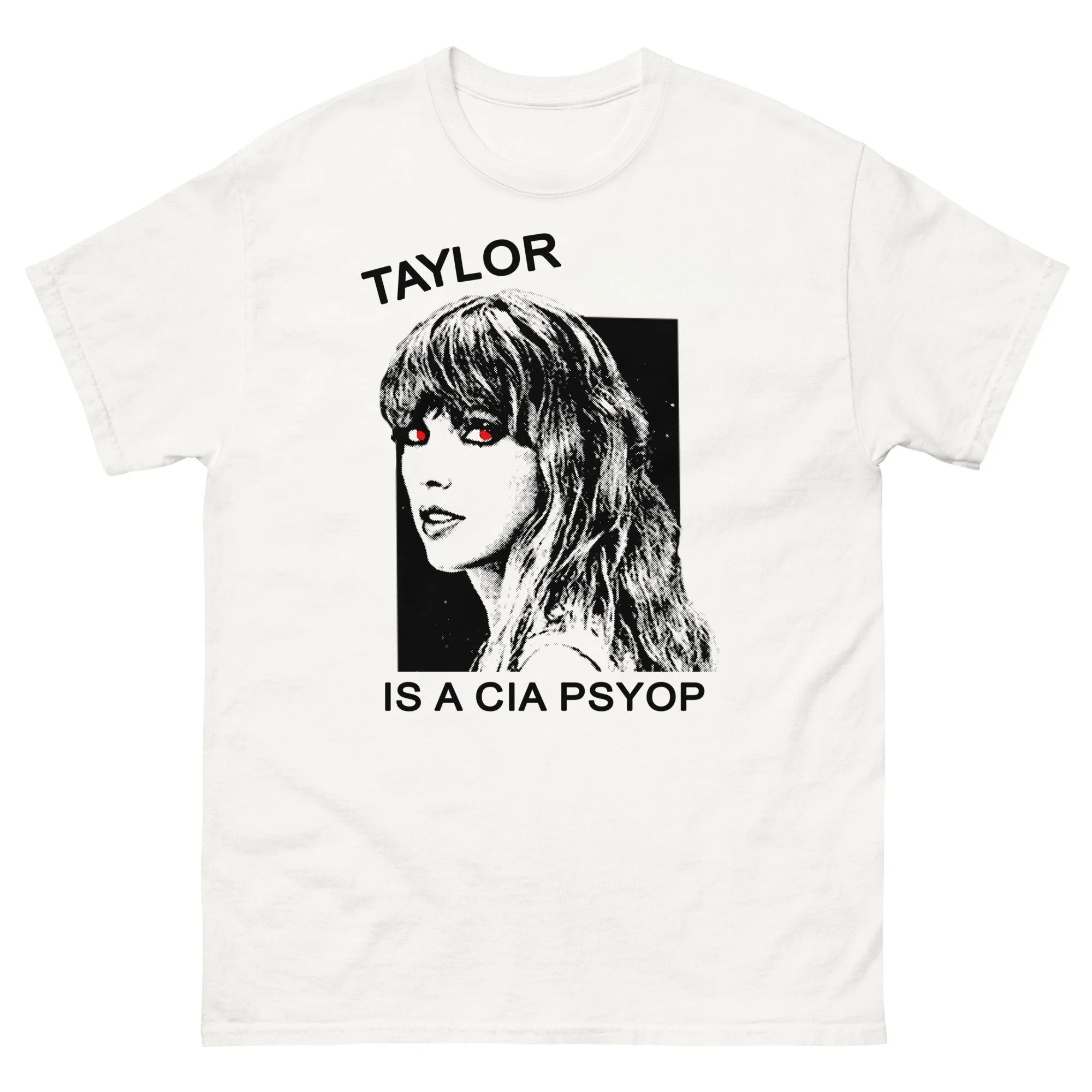 Metallica Kirk Hammett Taylor Is A CIA Psyop Graphics 100%Cotton Men's Women's Popular Streetwear Oversized Casual Fan Tshirt