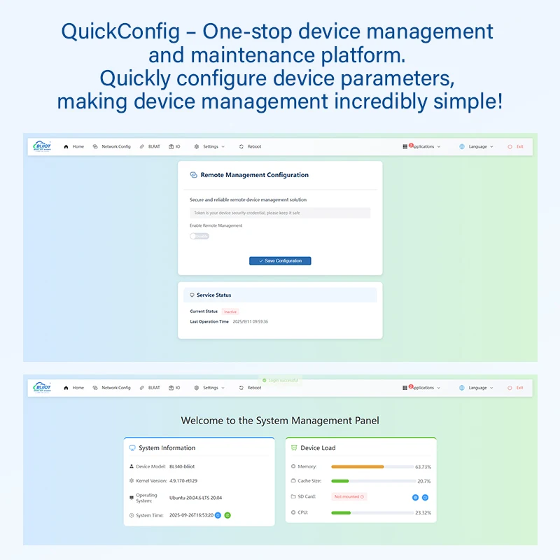وحدات تحكم BLIIOT AI Edge 4 * A76 RK3588 مدمجة 6TOPS NPU لبوابات AI الصناعية PC AI Edge RS232/RS485 BL450 #4