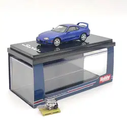 Hobby Japan 1/64 for T~OTA Supra RZ A80 with Engine Display Model Blue HJ641042ABL Limited Collection Toys Car Gift