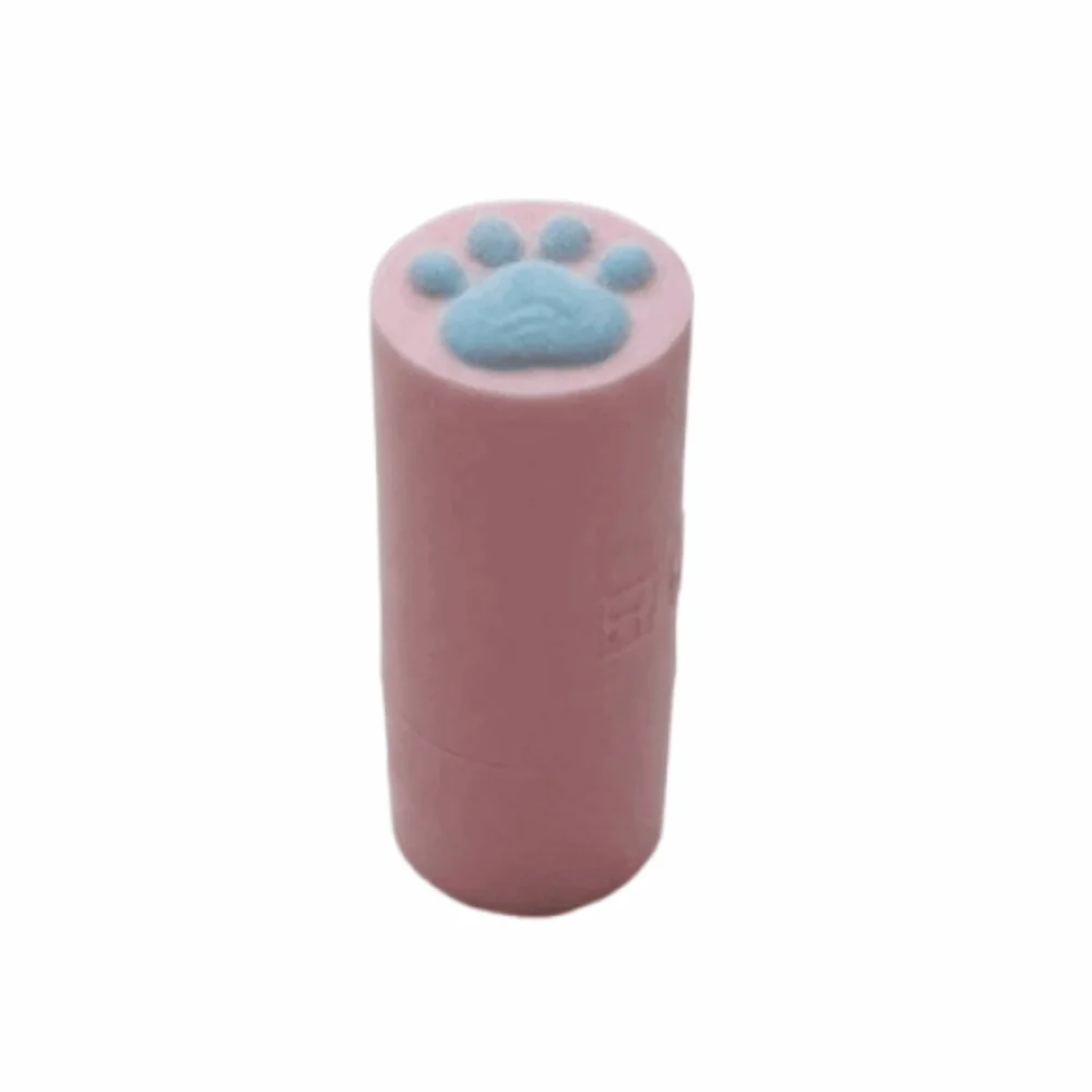 Nail Tool Soft Cat Paw Nail Stamp Cute universal Nail Art Stamp Colorful clear Silicone Jelly Stamper Nail art