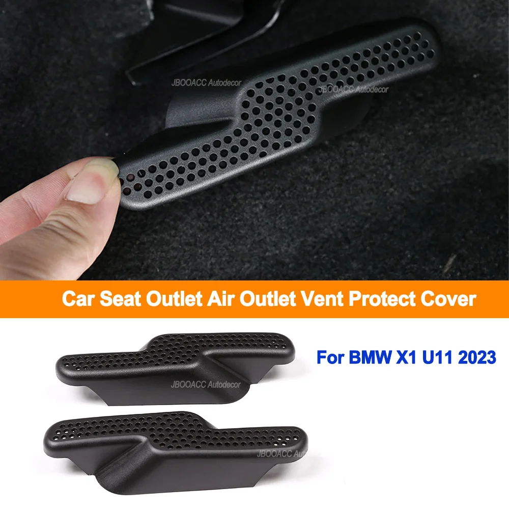 

Для BMW X1 U11 2 серии 2023, пара ABS, автомобильное сиденье, воздуховыпускное отверстие, защитная крышка, наклейки, автомобильные аксессуары, протектор