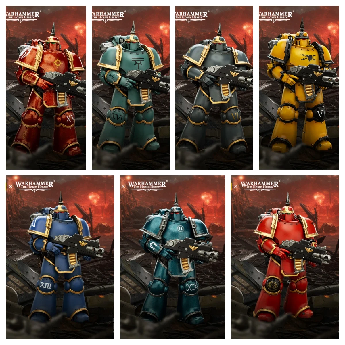 

HIPLAY JOYTOY Высокодетализированная фигурка Horus Heresy Warhammer 40K MK III Тактический Легионер, высокоточная масштабная модель 1/18