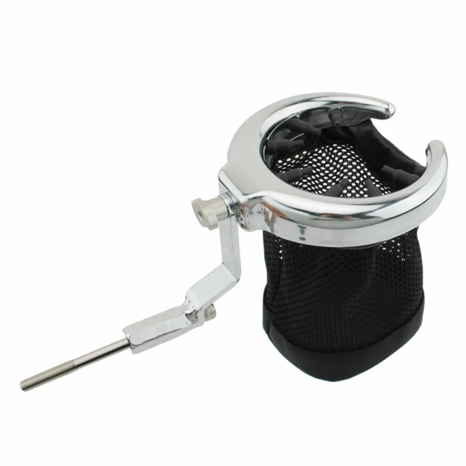 Motorcycle Accessories Handlebar Cup Holder Drink W/ Mesh Basket Mount Universal For Honda Goldwing GL1800 2001-2015