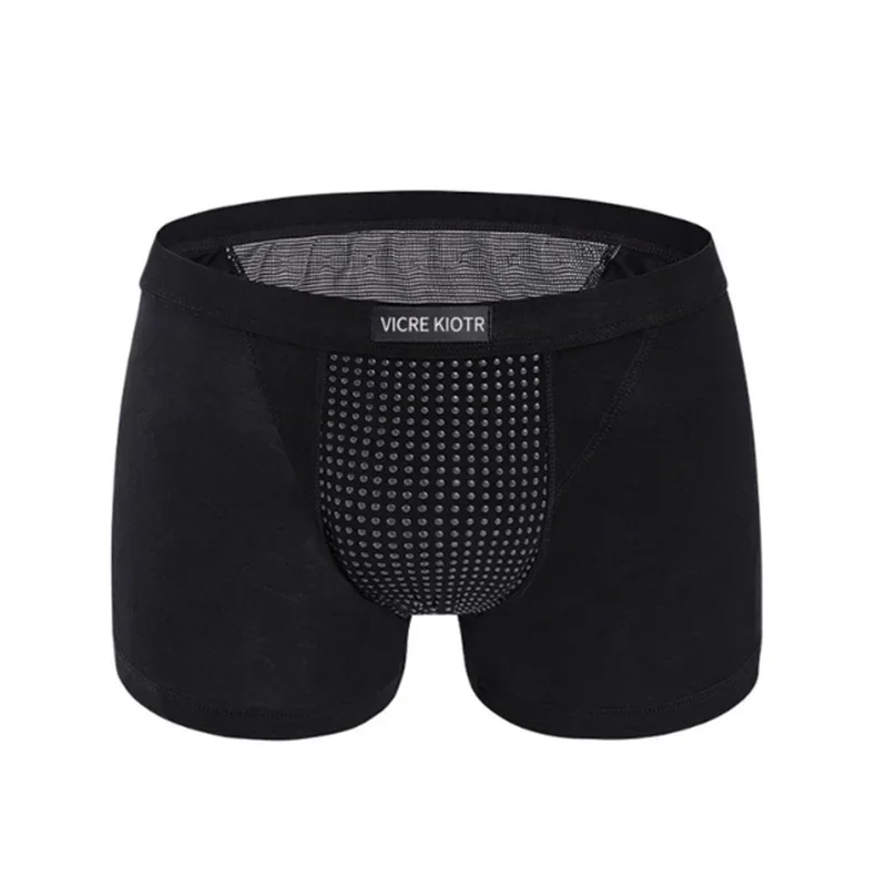 

3 PCS 6XL Magnetic Therapy Boxers for Men Tourmaline Enlargement Underwear 3D Cooling Pouch Prostate Health Support Big Size