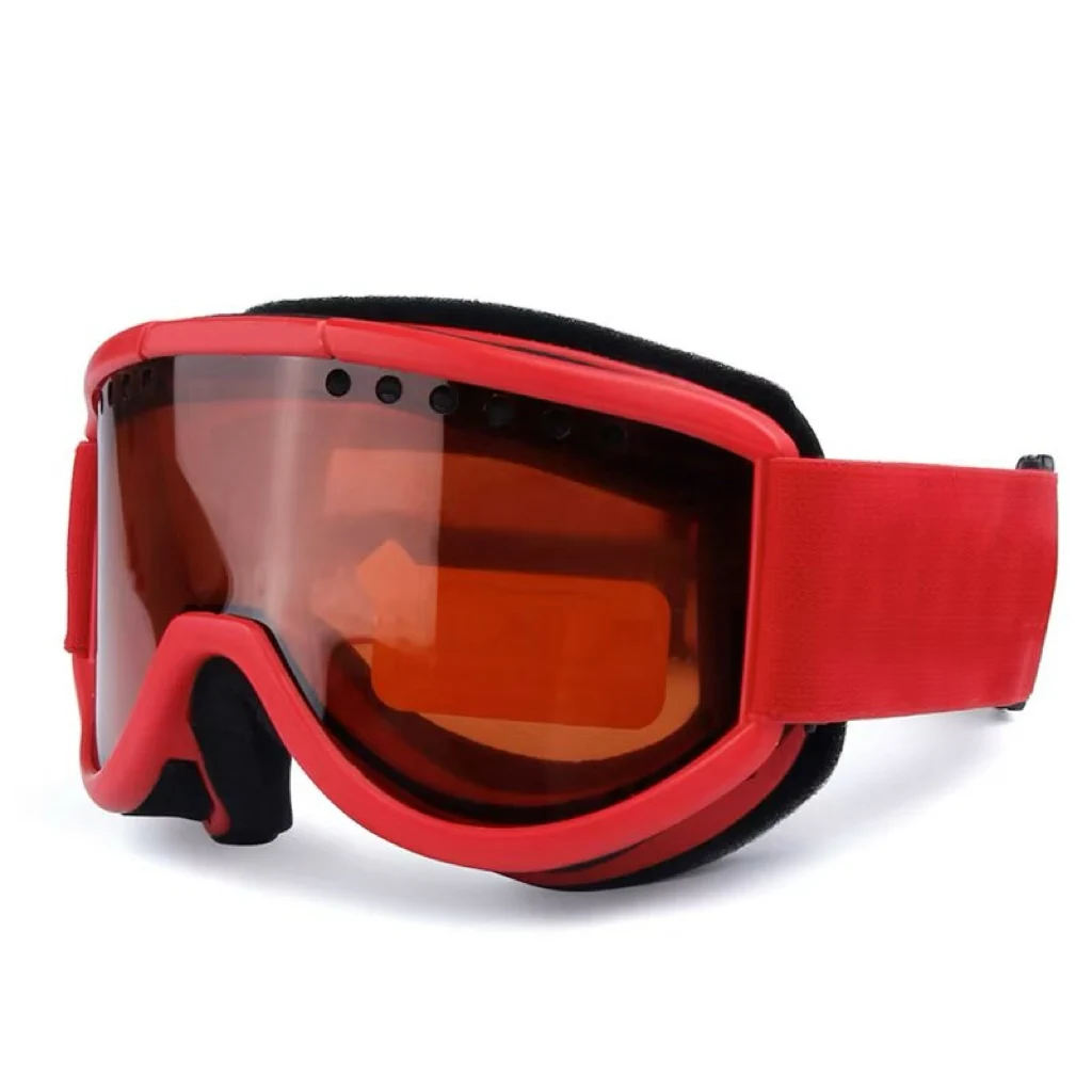 Gafas de esquí ultraligeras para hombre y mujer, lentes de alta definición, casco antivaho, Material TR90