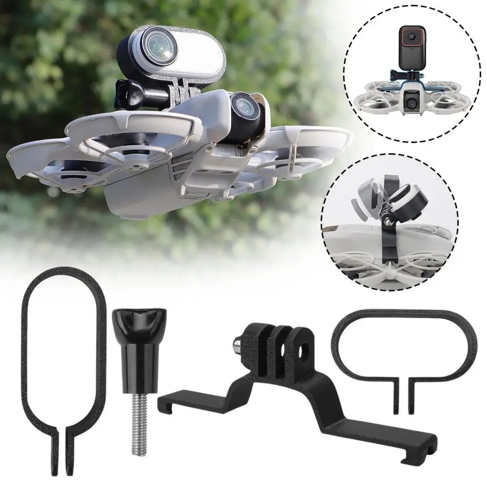 

For DJI NEO Drone Extension Bracket For Insta360 GO 3/GO3S Camera Fixing Support Holder Base Adapter Adjustable Mount Acces E8D9