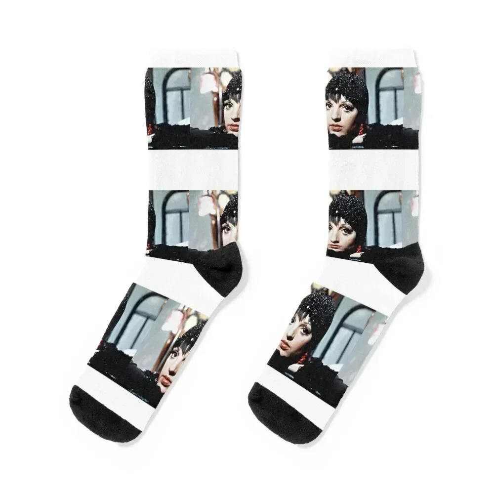 

Liza Minnelli - Cabaret Star Socks new year Thermal man winter hiking crazy Girl'S Socks Men's