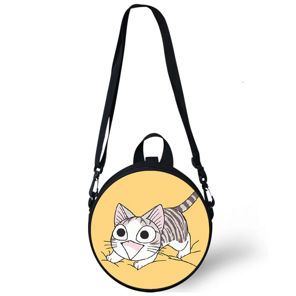 Cartoon Chi's Sweet Home Cute Cat Child kindergarten Bag 3D Print Shoulder Bags For School Women Mini Round Bagpacks Rugtas Bag