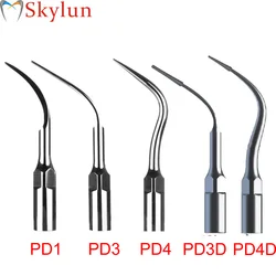 5PCS Dental Ultrasoni Scaler Tips PD1 PD3 PD4 PD3D PD4D  Perio Scaler Insert Tip for SATELEC NSK HENRY SCHEIN DTE